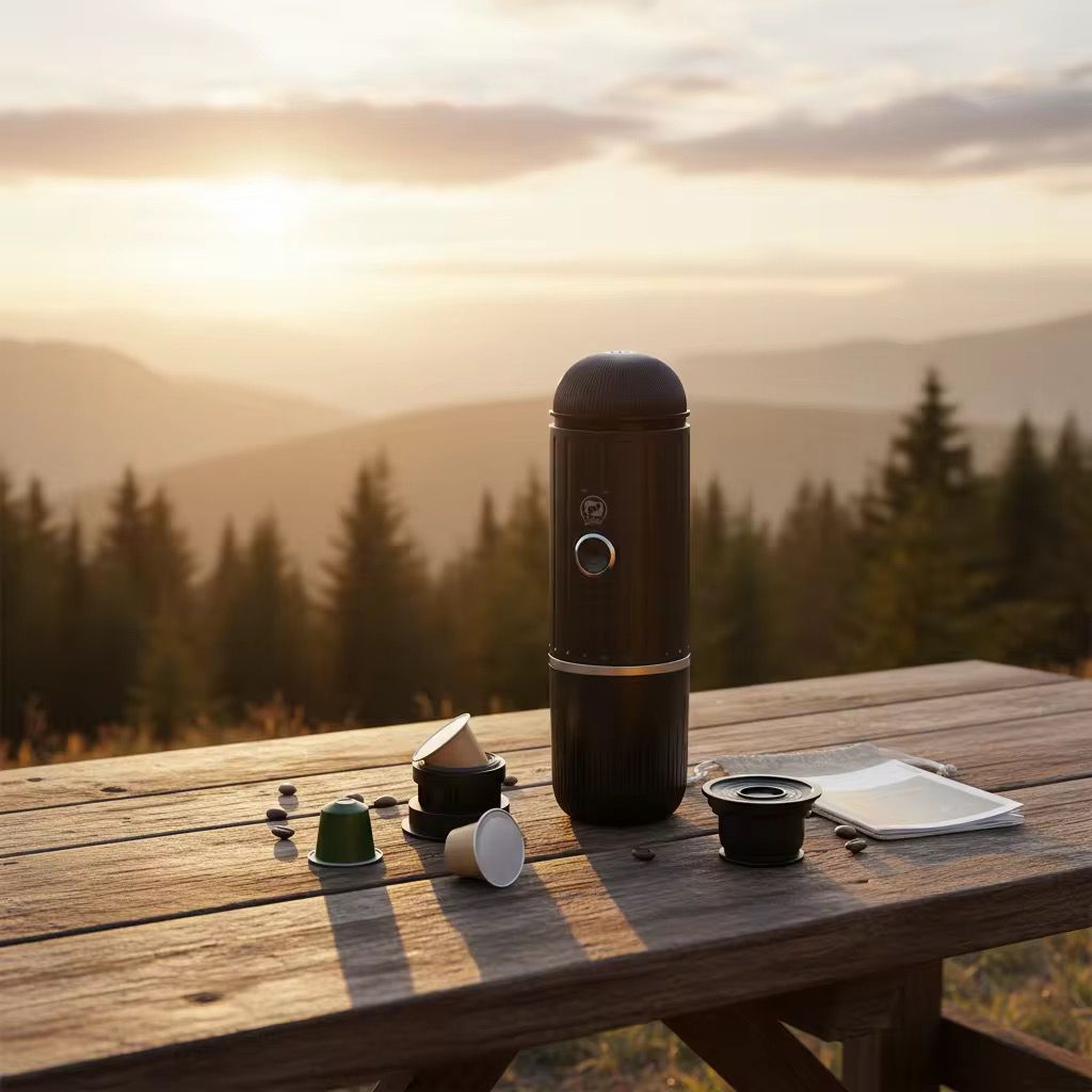 Cafetera Portátil Italiana – Prepara Espresso Auténtico en Cualquier Lugar