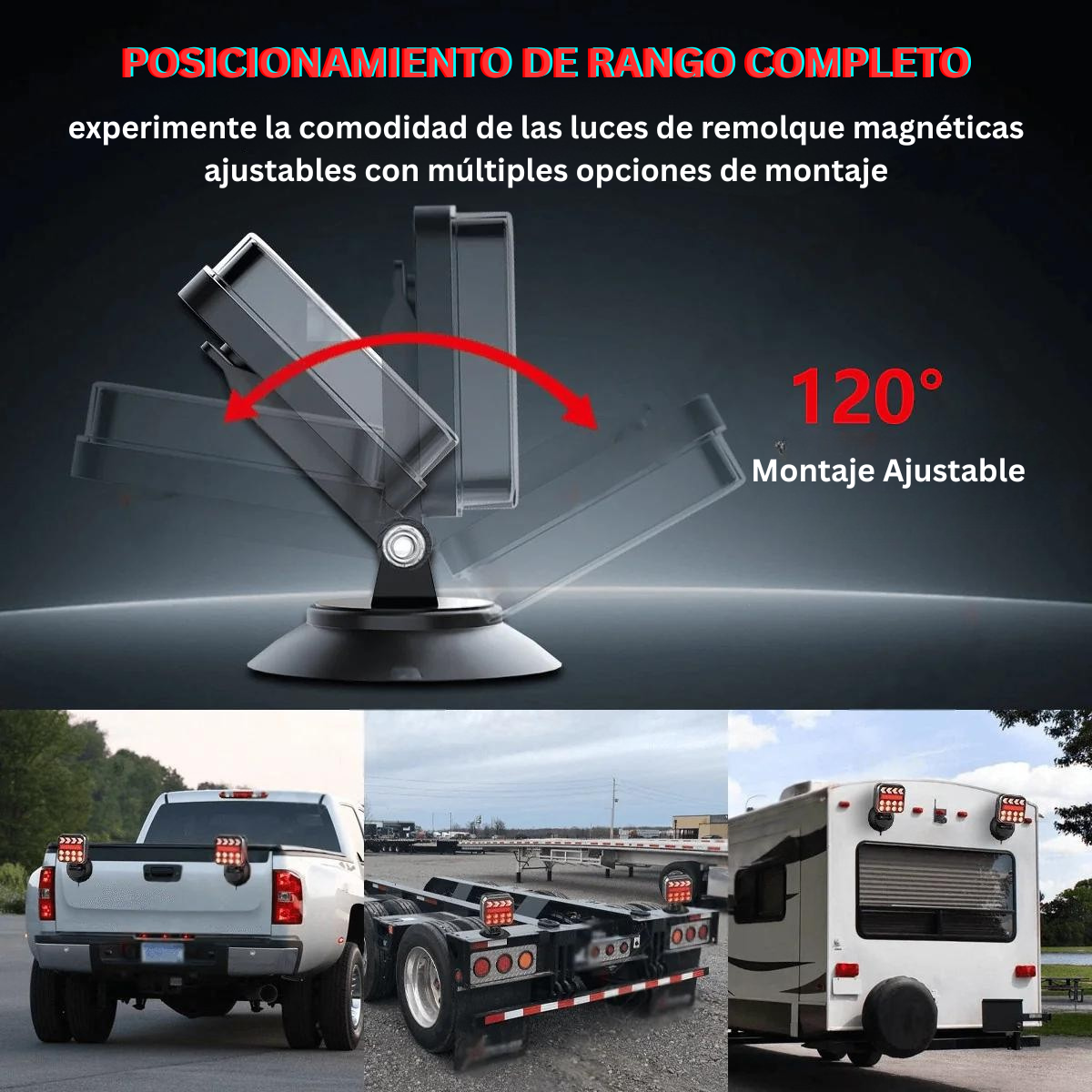 Luces de remolque inalámbricas