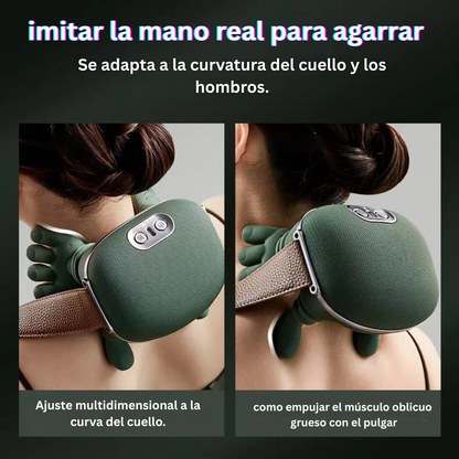 Masajeador 3D con Calor & Vibración – Cuello y Cuerpo
