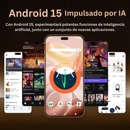 I17 Pro Max 5G – 16GB RAM + 1TB Almacenamiento – Cámara 108MP – Pantalla OLED Grande