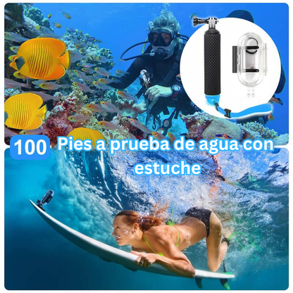 Cámara de acción 4K tipo pulgar ultraportátil