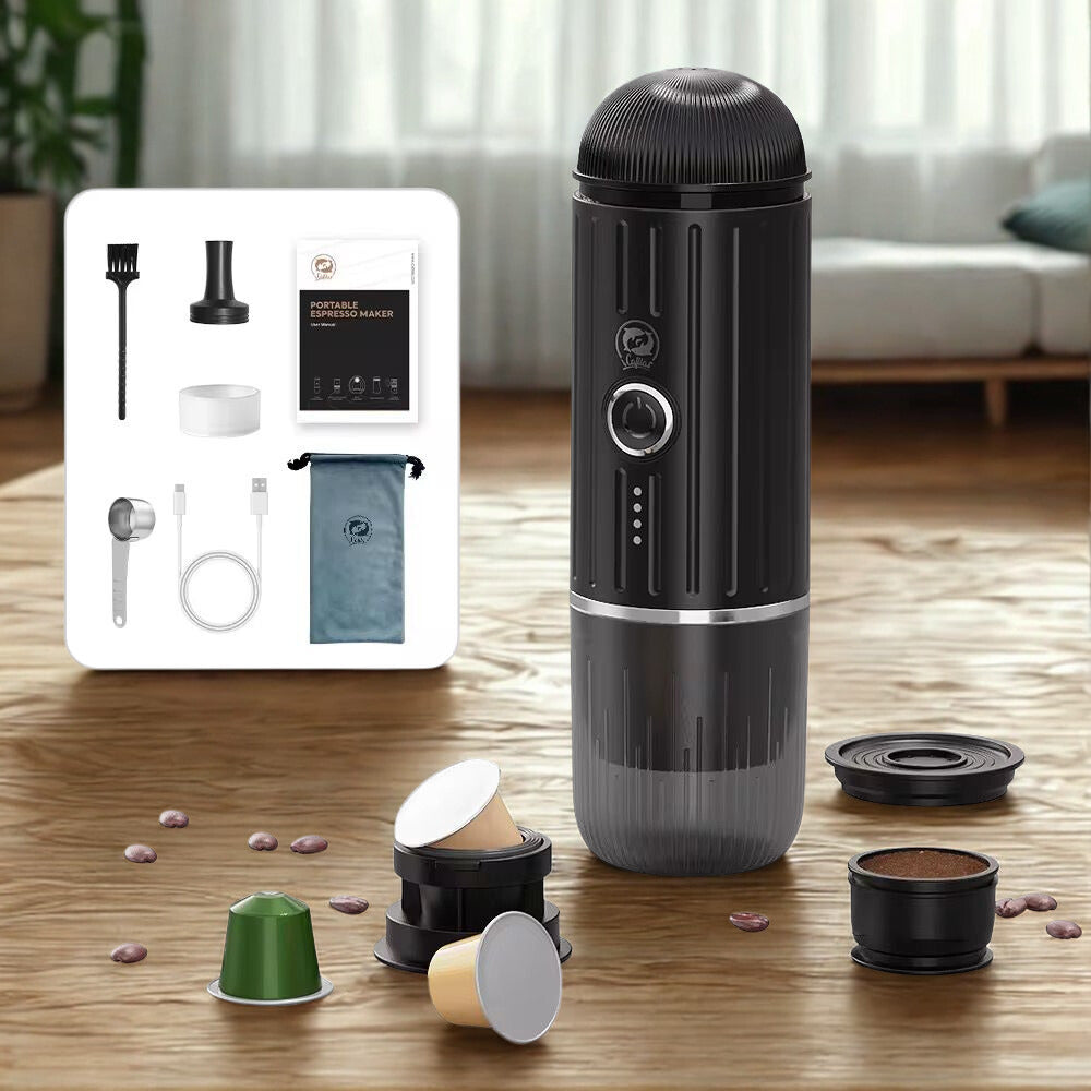 Cafetera Portátil Italiana – Prepara Espresso Auténtico en Cualquier Lugar