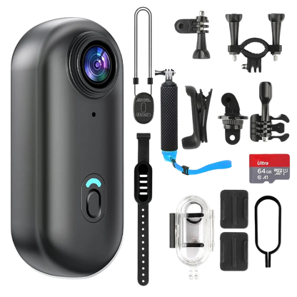 Cámara de acción 4K tipo pulgar ultraportátil