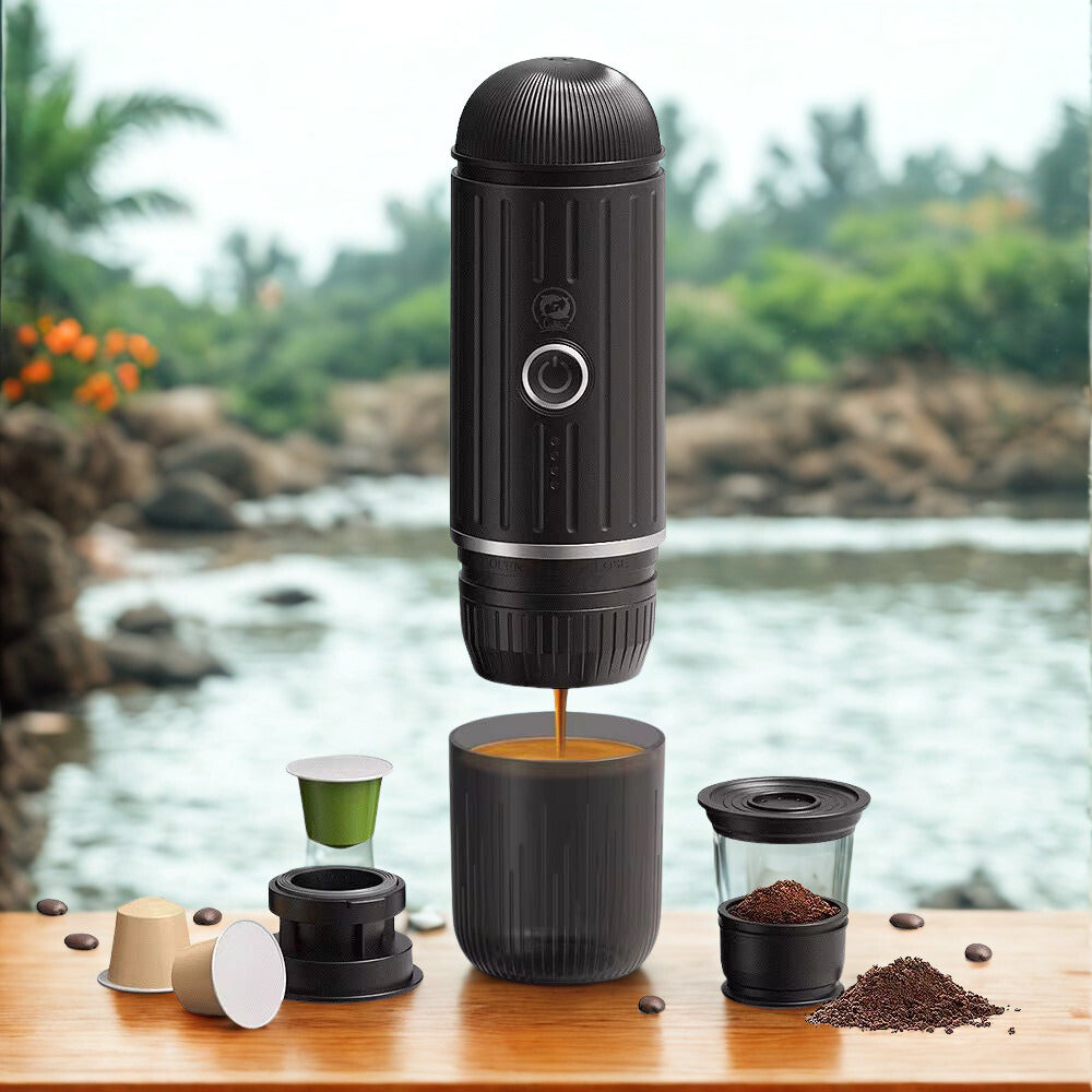 Cafetera Portátil Italiana – Prepara Espresso Auténtico en Cualquier Lugar