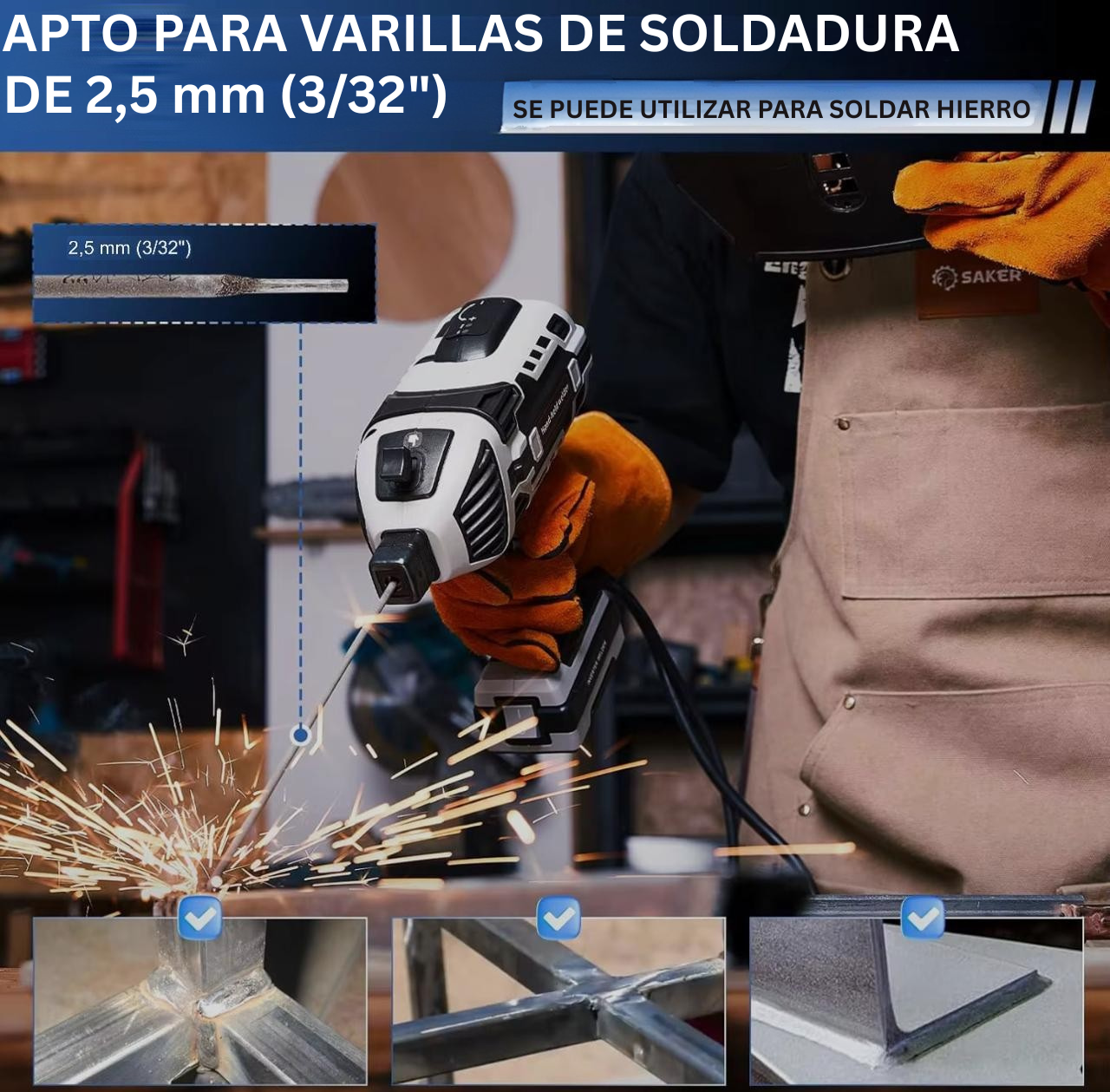 Soldadora Eléctrica Portátil IGBT – Arco Estable, Ligera y Ideal para Uso Profesional y Doméstico