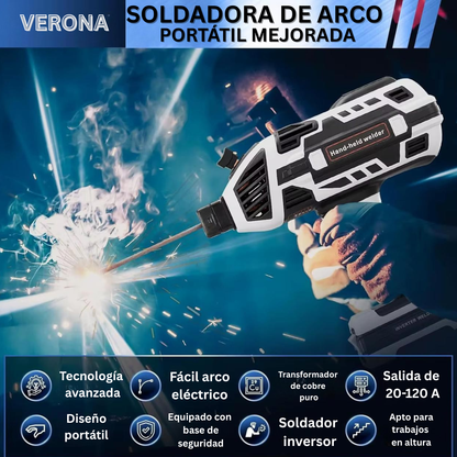 Soldadora Eléctrica Portátil IGBT – Arco Estable, Ligera y Ideal para Uso Profesional y Doméstico