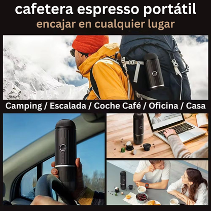 Cafetera Portátil Italiana – Prepara Espresso Auténtico en Cualquier Lugar