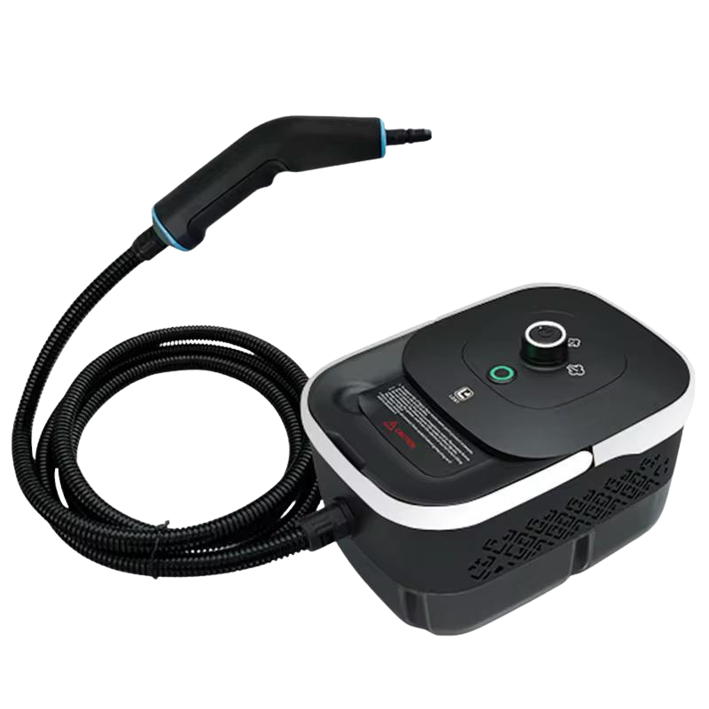 Limpiador a vapor de alta presión de 2500 W: potente limpieza multisuperficie para coche, cocina y hogar.