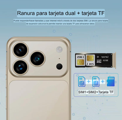 I17 Pro Max 5G – 16GB RAM + 1TB Almacenamiento – Cámara 108MP – Pantalla OLED Grande